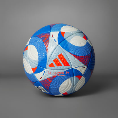 adidas Île-De-Foot 24 Pro football - White / Solar Red / Clear Sky / Royal Blue