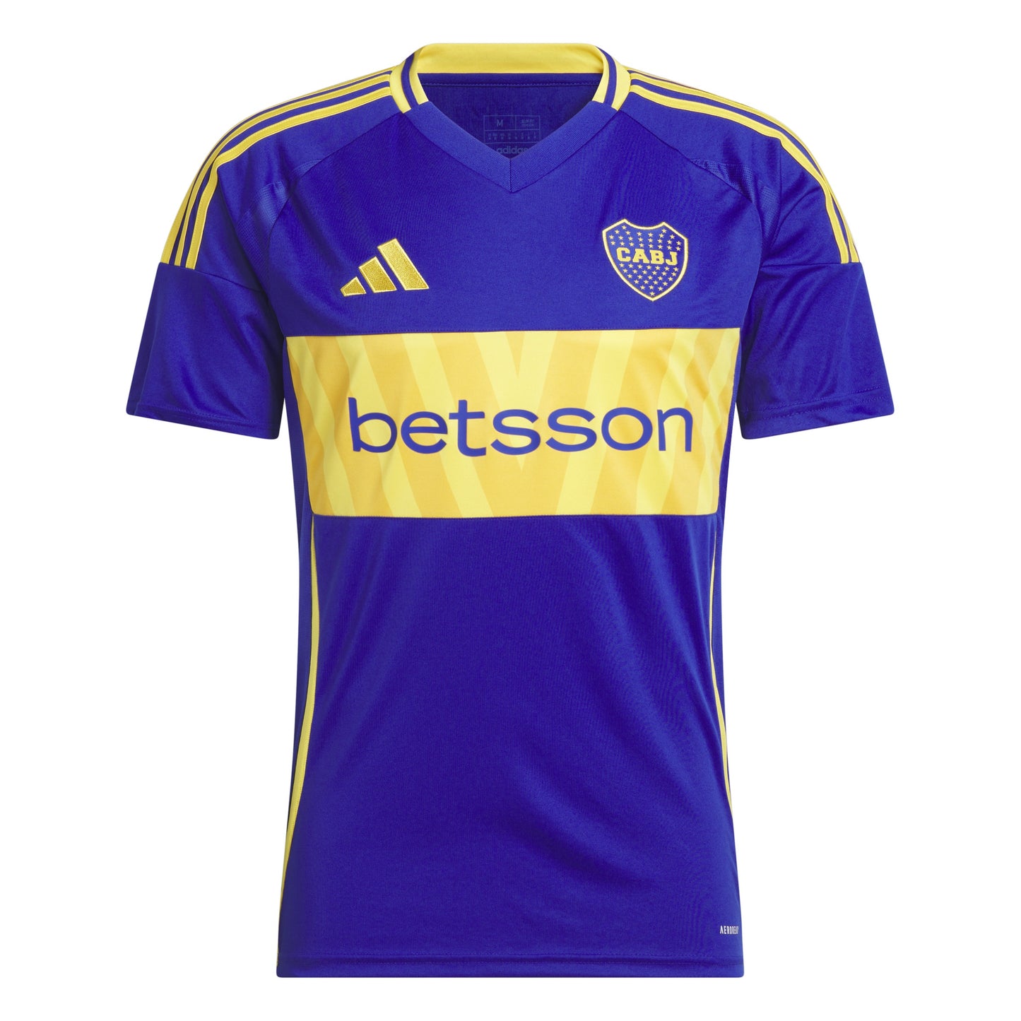 adidas Boca Juniors' 24-25 Home Jersey - Semi Lucid Blue / Bold Gold