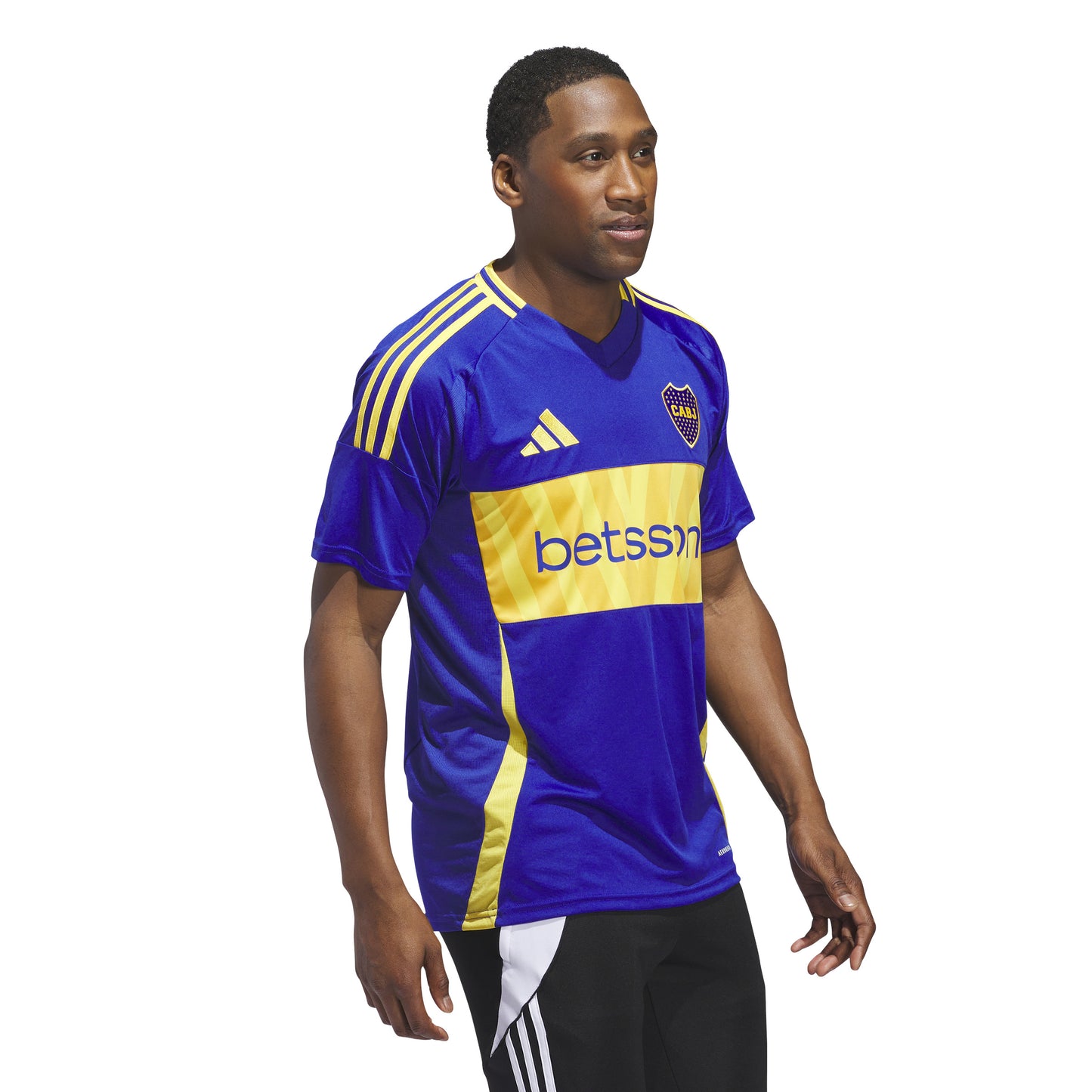 adidas Boca Juniors' 24-25 Home Jersey - Semi Lucid Blue / Bold Gold