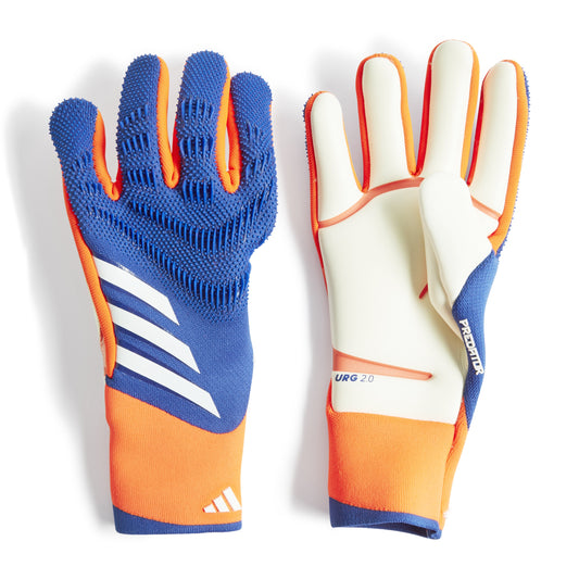 adidas Predator Pro Gloves - Lucid Blue / Solar Red / White