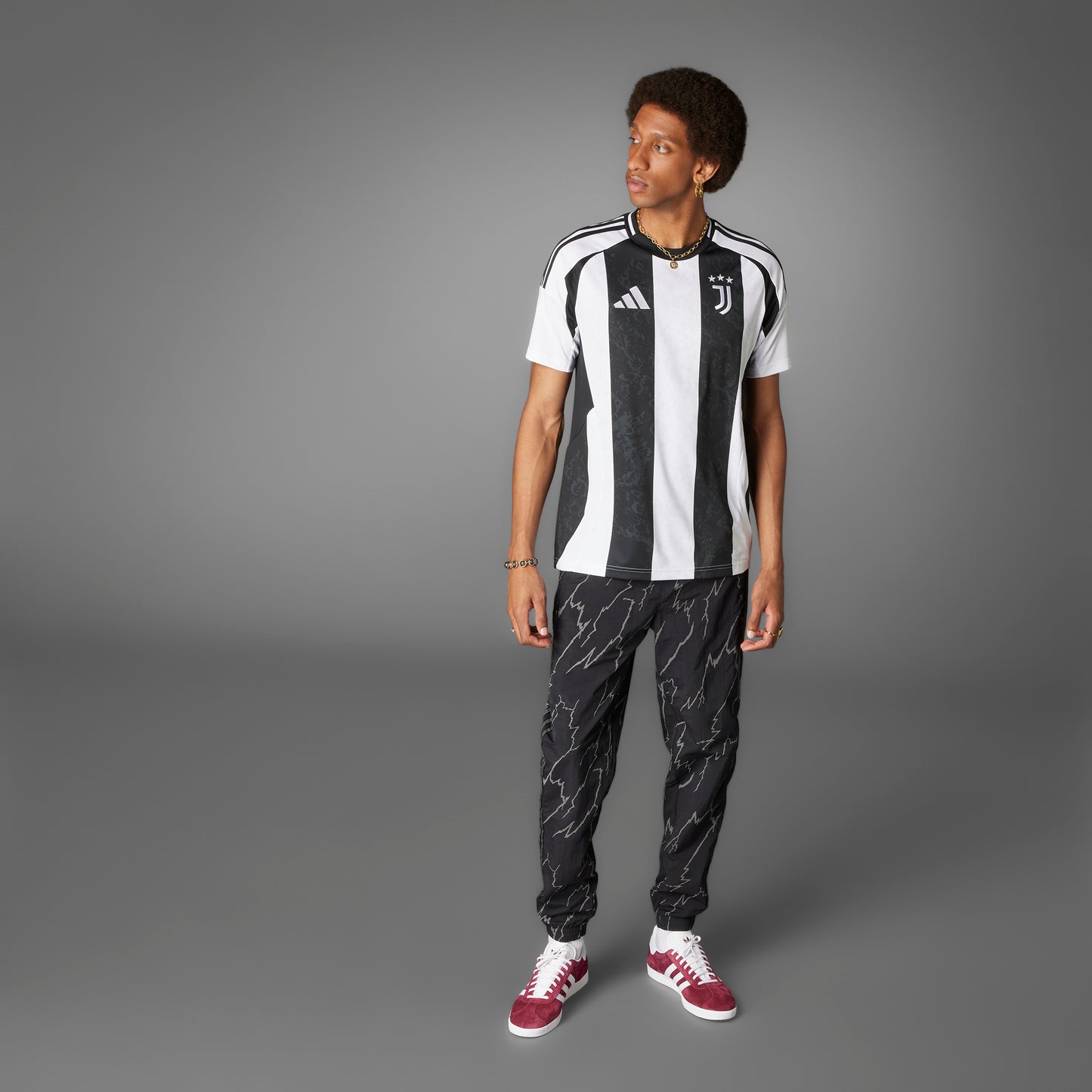 adidas Juventus 24-25 Home Jersey - White / Black