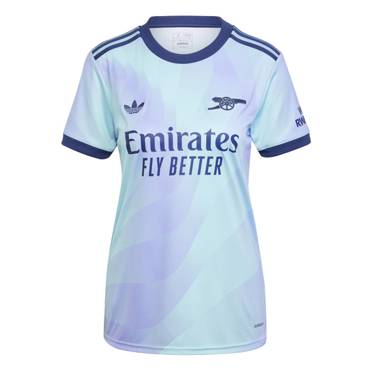 adidas Arsenal FC 24-25 W 3rd Jersey - Clear Aqua / Light Flash Purple