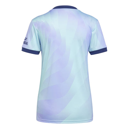 adidas Arsenal FC 24-25 W 3rd Jersey - Clear Aqua / Light Flash Purple”