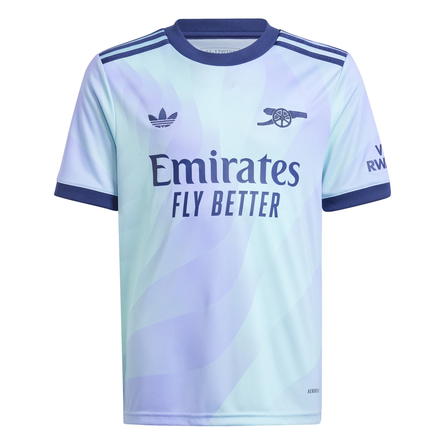 adidas Arsenal FC 24-25 Kids 3rd Jersey - Clear Aqua / Light Flash Purple