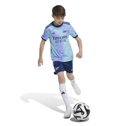 adidas Arsenal FC 24-25 Kids 3rd Jersey - Clear Aqua / Light Flash Purple