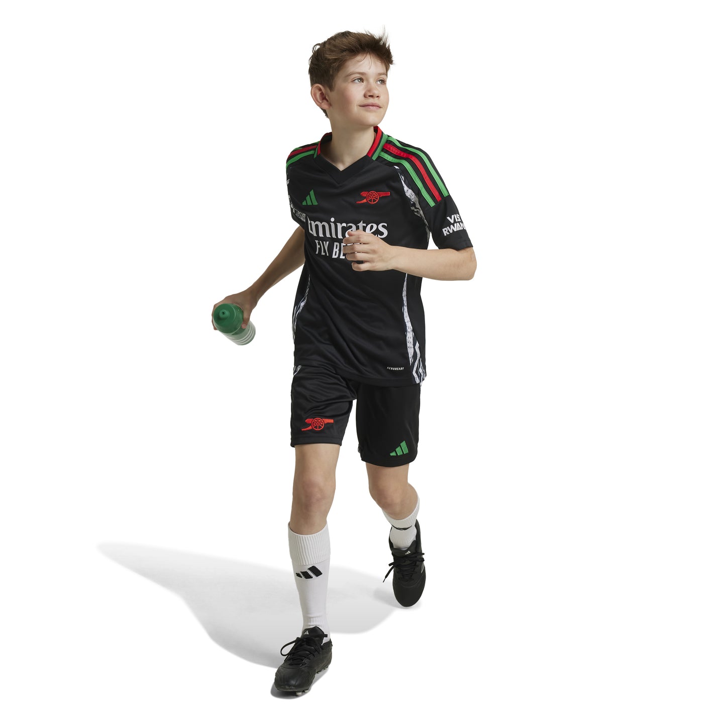 adidas Arsenal FC 24-25 Away Kids Jersey - Black