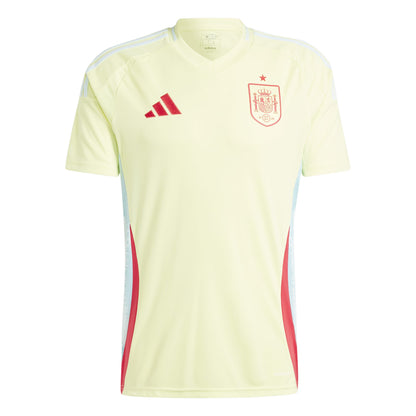 adidas Spain 24 Away Jersey - Pulse Yellow / Halo Mint