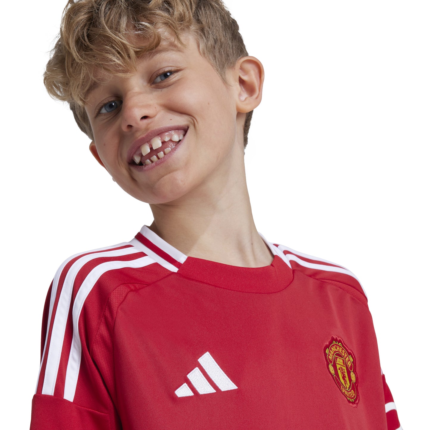 adidas Manchester United FC 24-25 Jr Home - Red