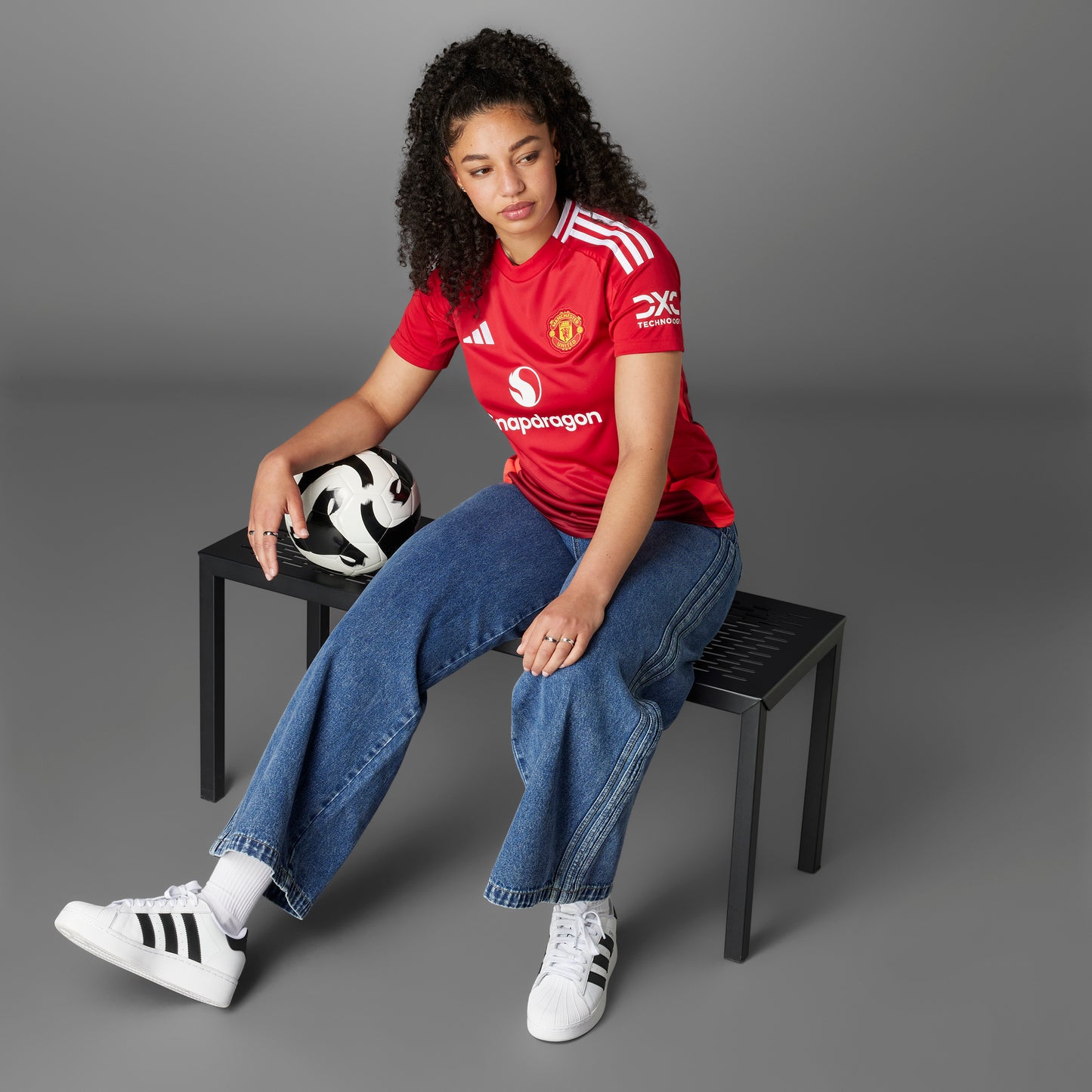 adidas Manchester United FC 24-25 Women's Home - Red