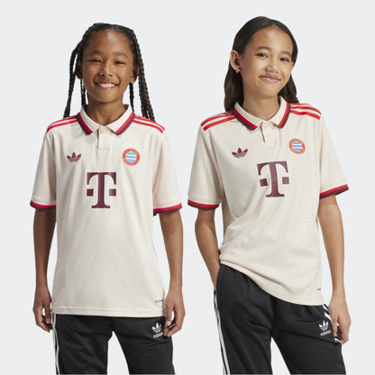 adidas FC Bayern Munich 24-25 3rd Kids Jersey - Linen