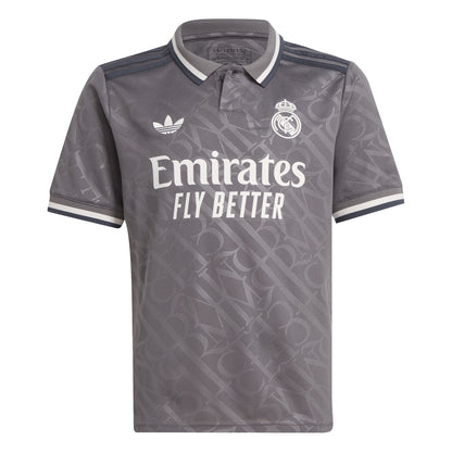 adidas Real Madrid Jr 3rd Jersey 24-25 - Charcoal