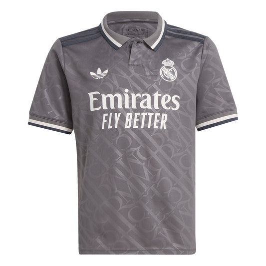 adidas Real Madrid Jr 3rd Jersey 24-25 - Charcoal