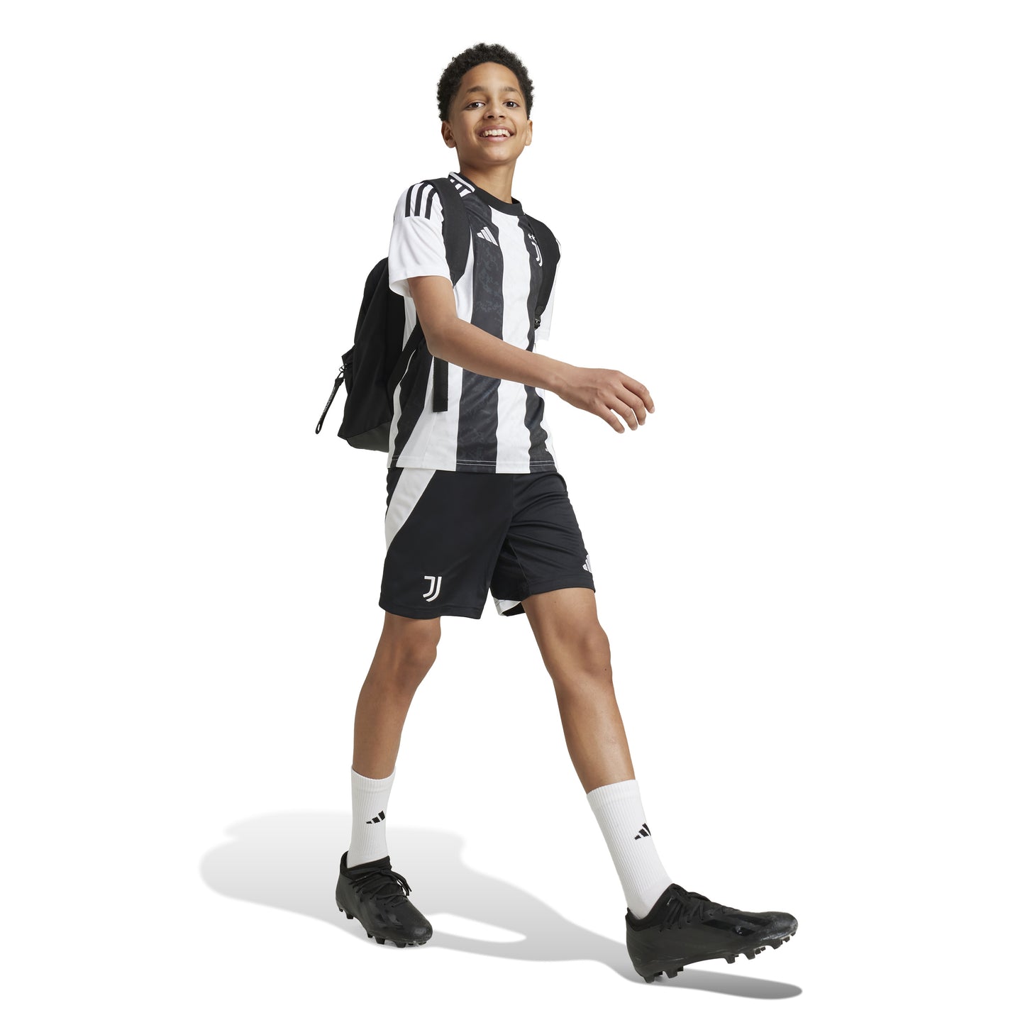 adidas Juventus 24-25 Kids Home Jersey - White / Black