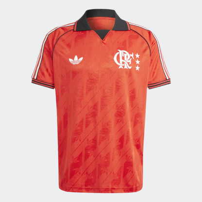 adidas CR Flamengo LFSTLR Jersey - Lush Red / White