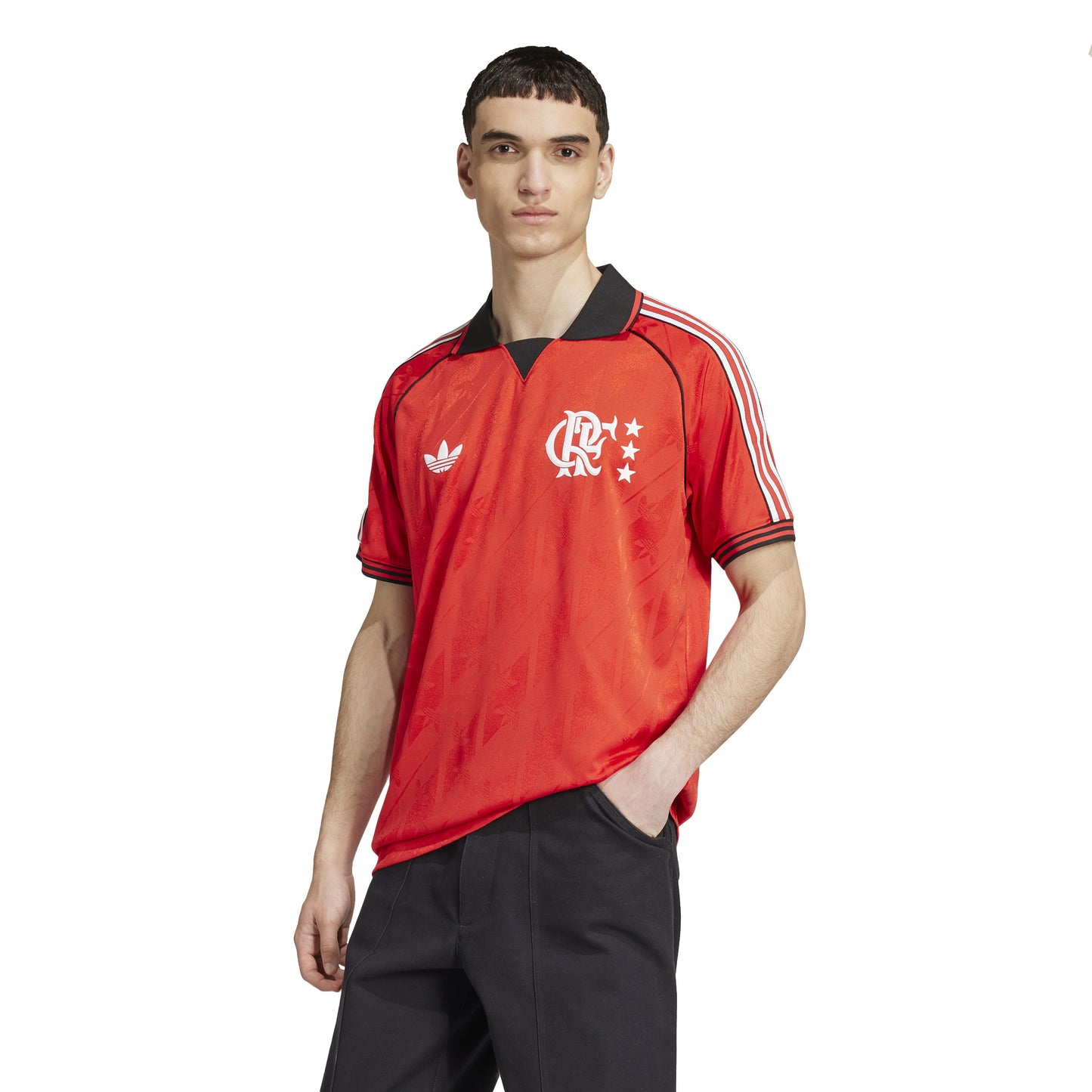 adidas CR Flamengo LFSTLR Jersey - Lush Red / White