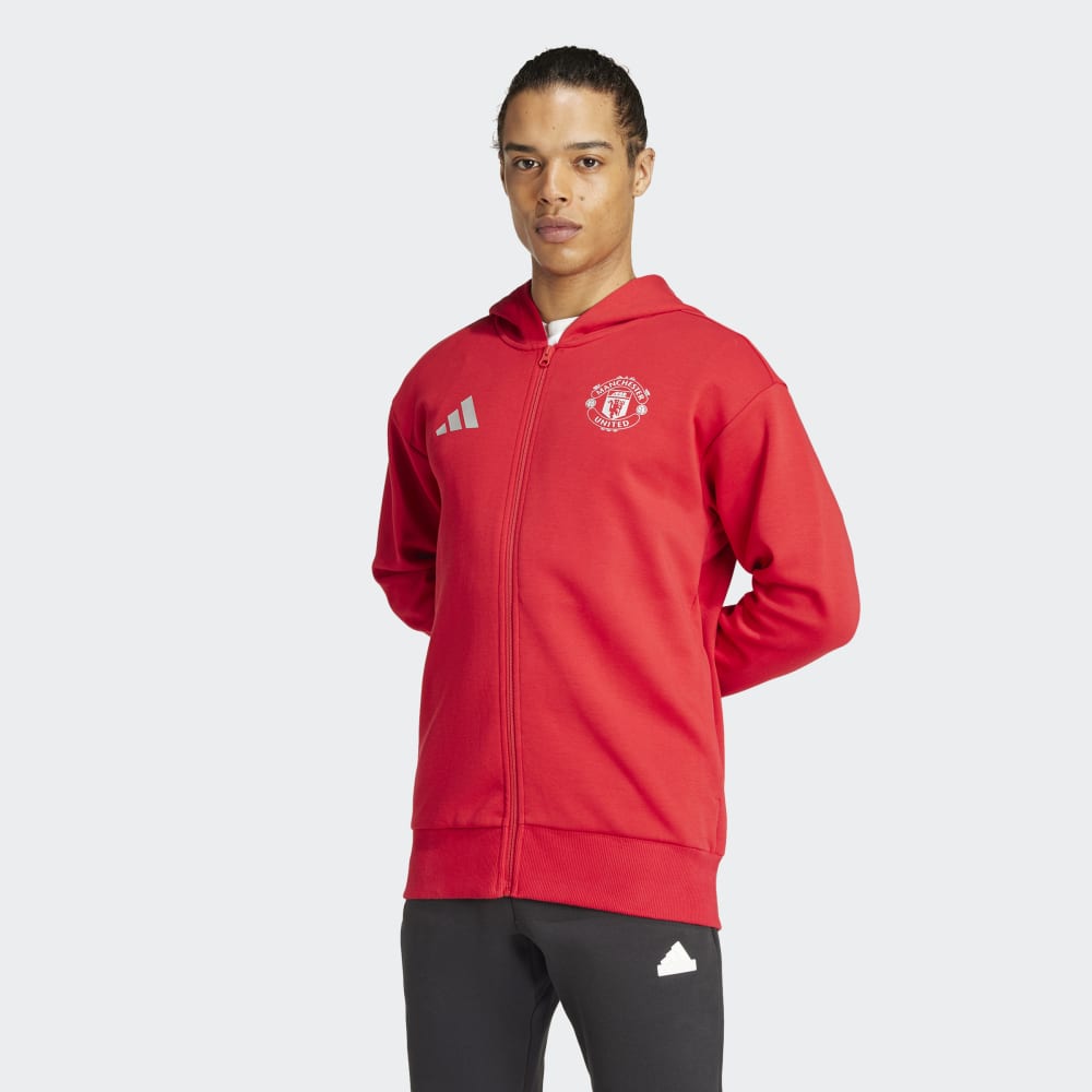 adidas Manchester United FC Anthem Jacket - Red