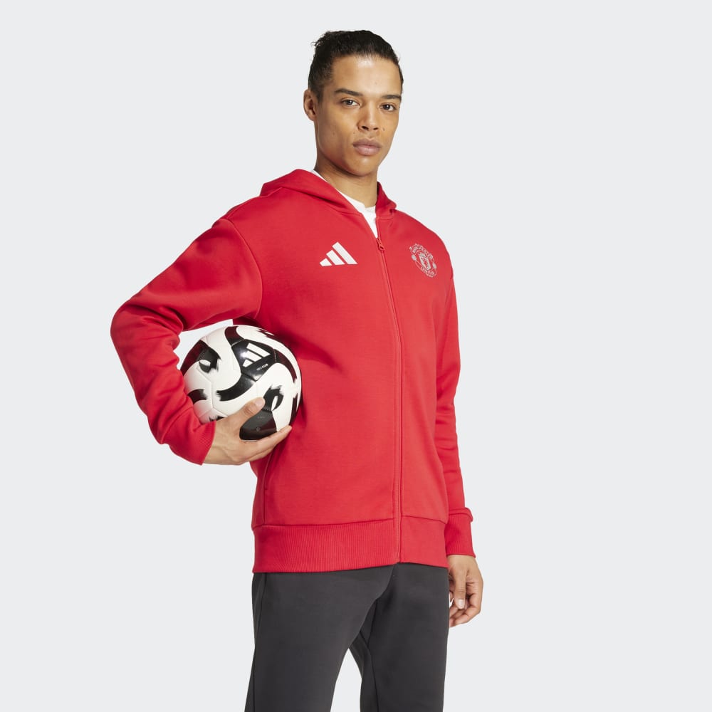 adidas Manchester United FC Anthem Jacket - Red