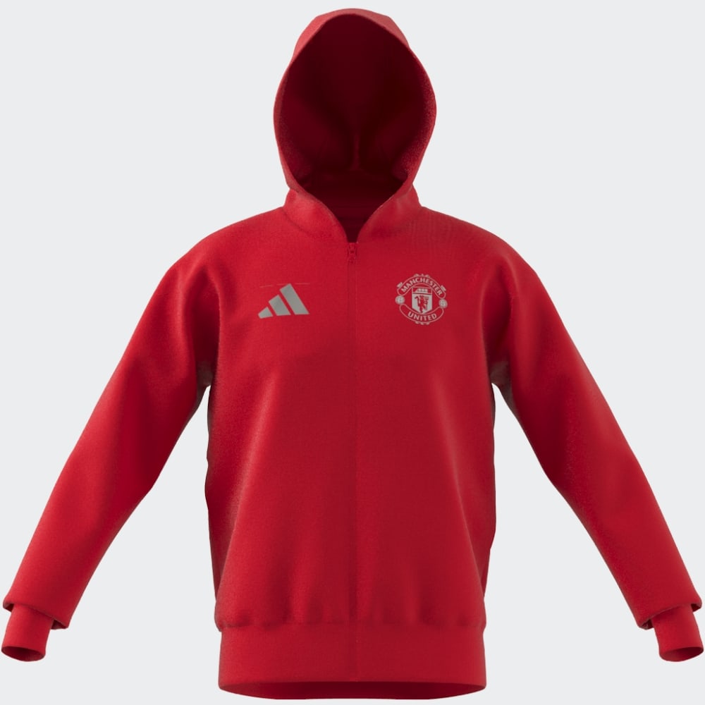 adidas Manchester United FC Anthem Jacket - Red