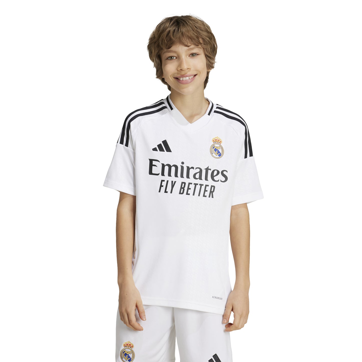 adidas Real Madrid Jr Home Jersey 24-25 - White