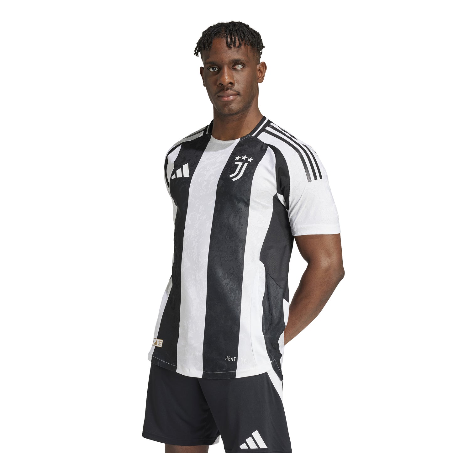 adidas Juventus 24-25 Authentic Home Jersey - White / Black