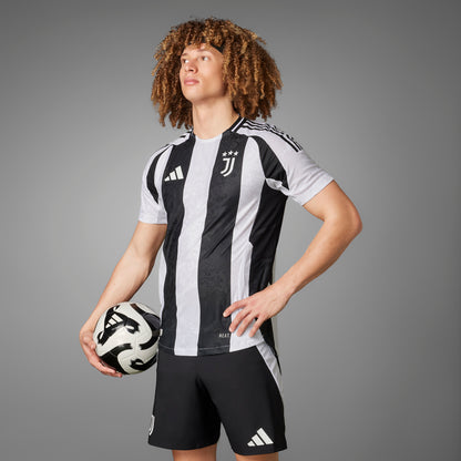 adidas Juventus 24-25 Authentic Home Jersey - White / Black