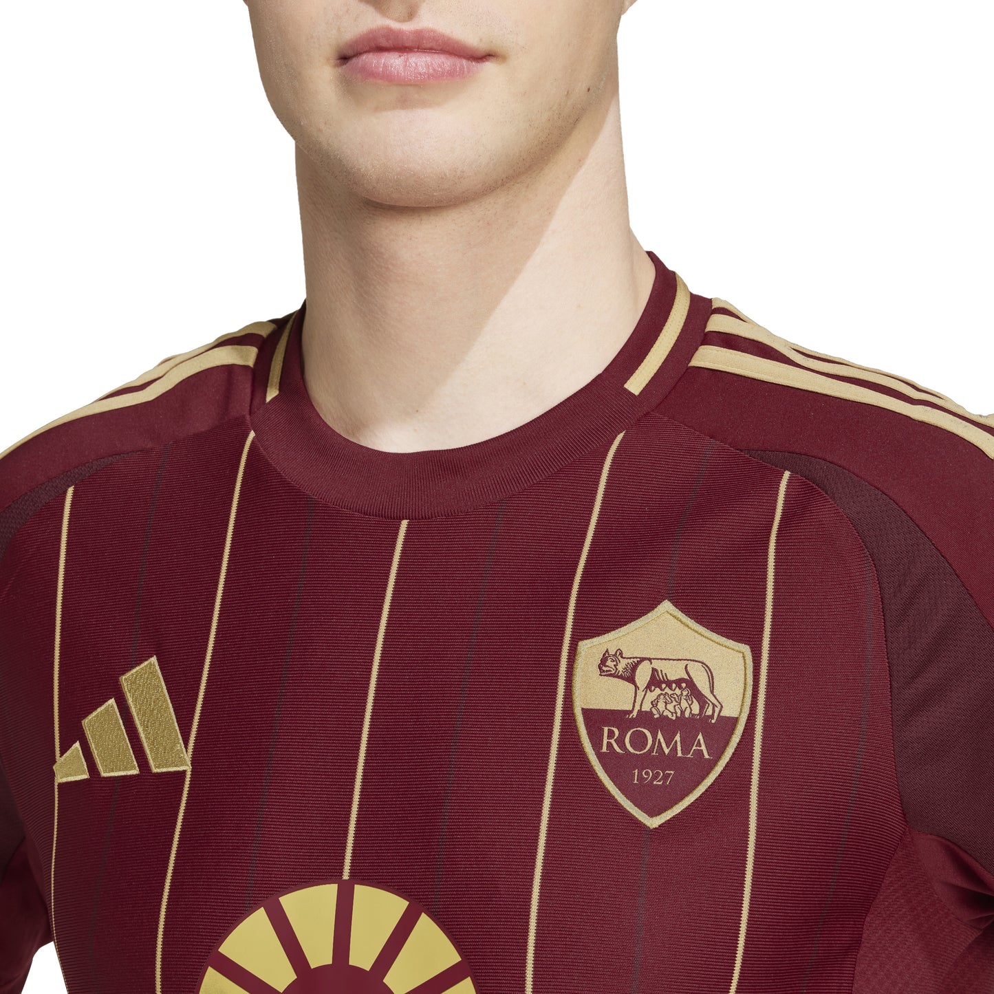 adidas AS Roma 24-25 Home - Team Coll Burgundy 2