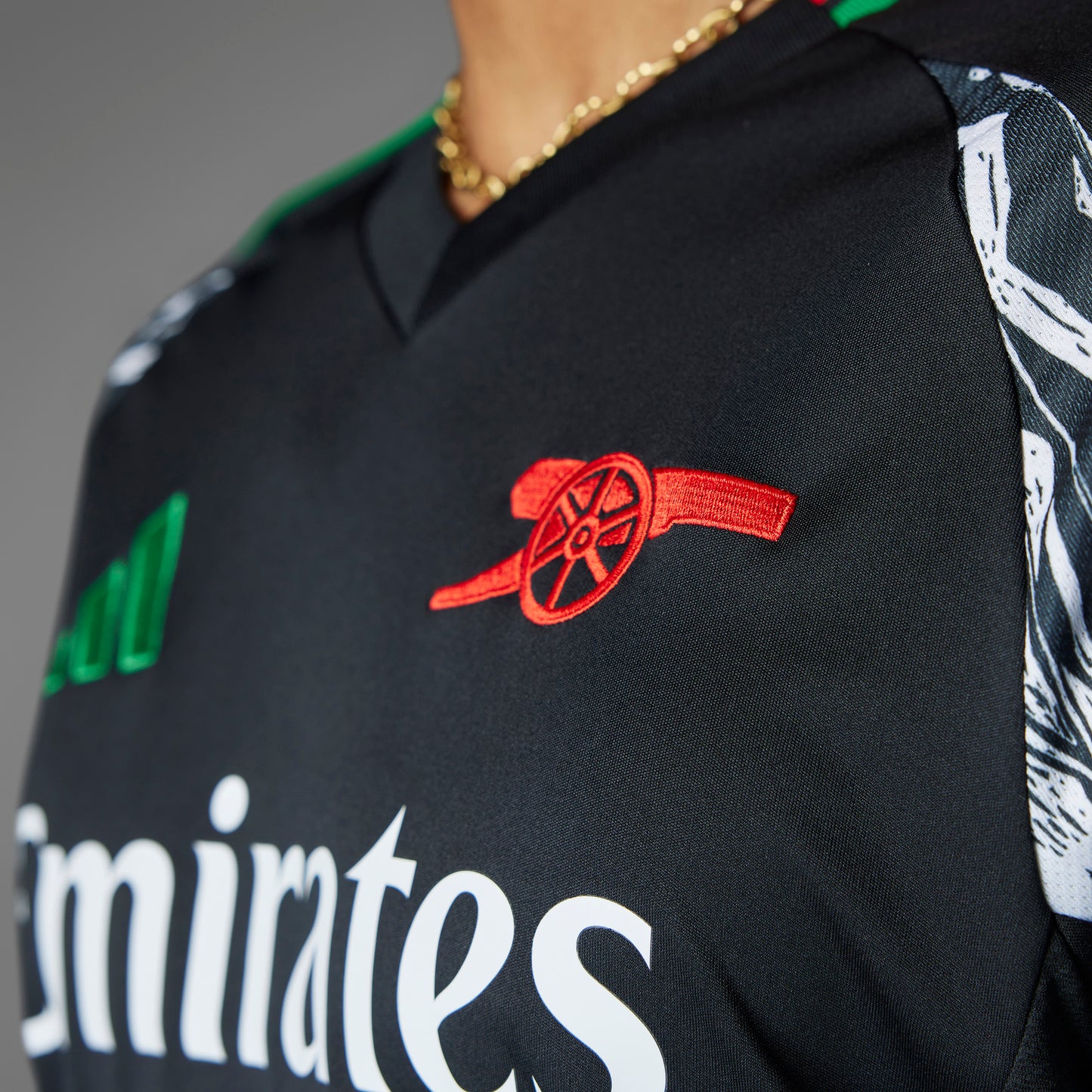 adidas Arsenal FC 24-25 Away Jersey - Black