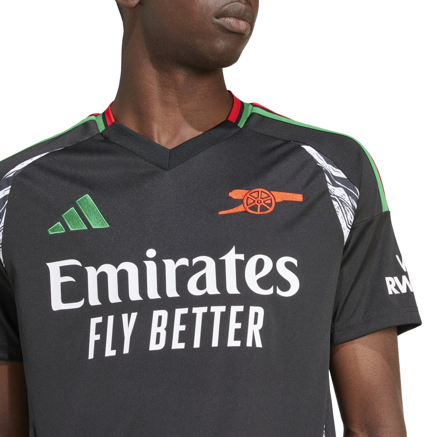 adidas Arsenal FC 24-25 Away Jersey - Black