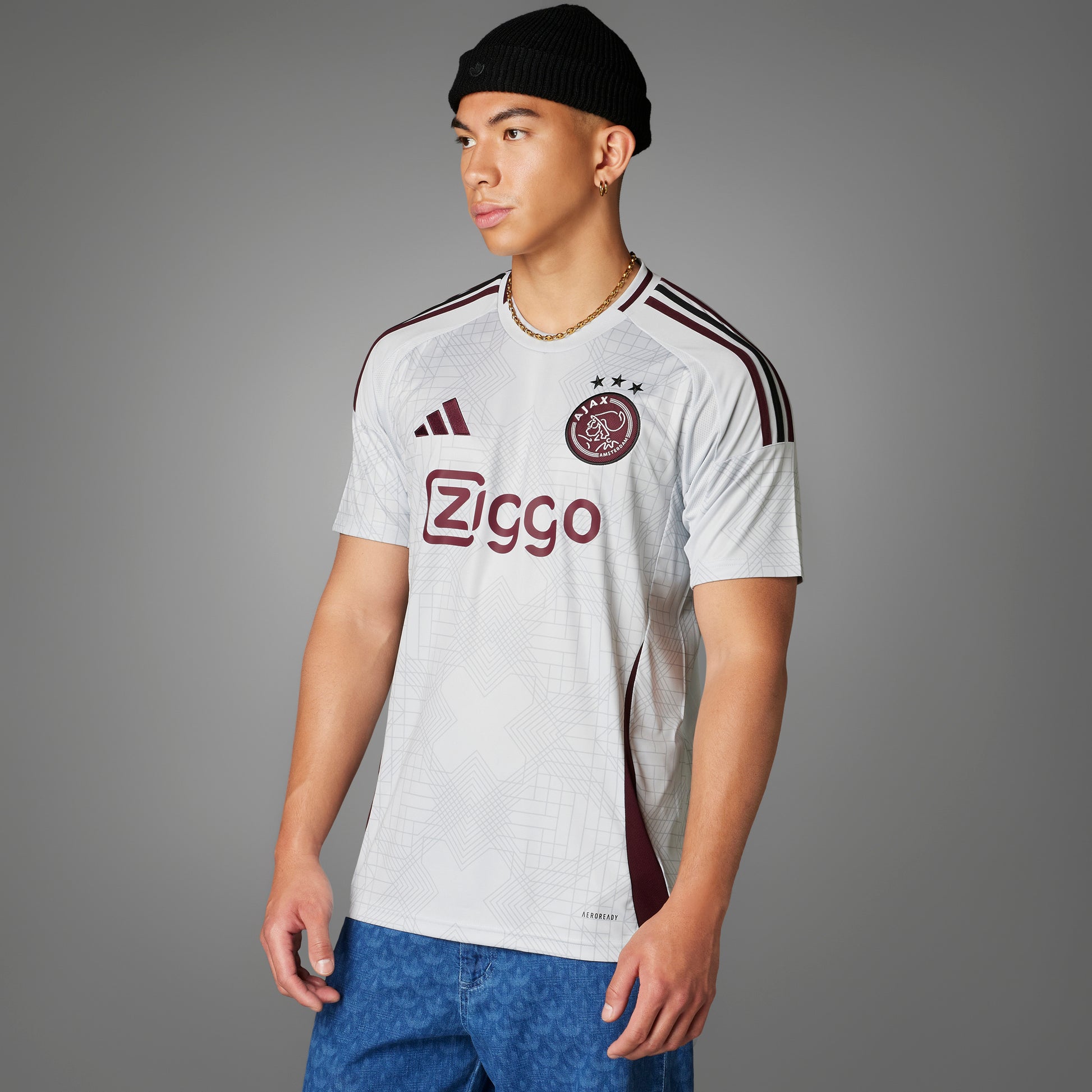 adidas Ajax Amsterdam 24-25 3rd Jersey Clear Grey – Soccer World