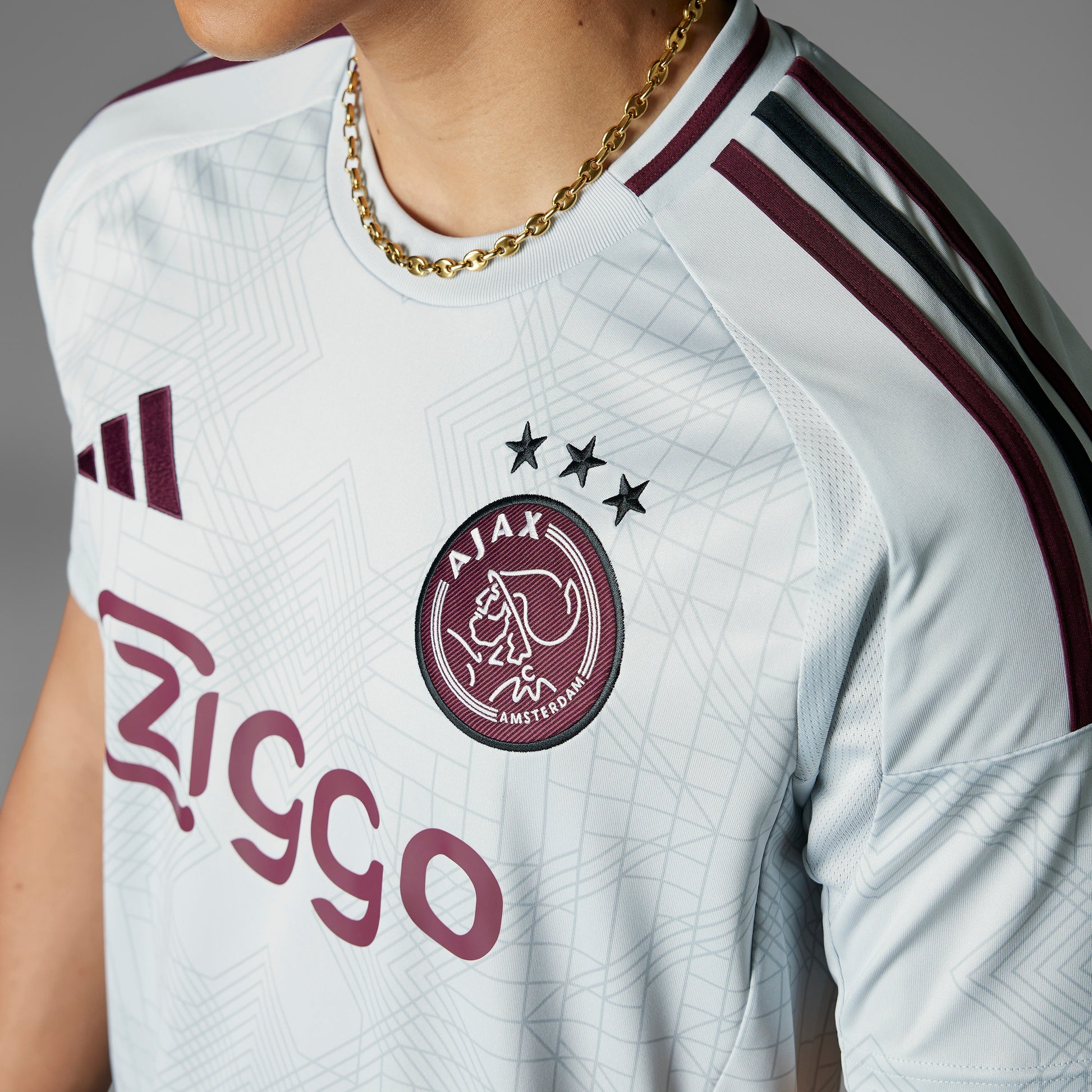 adidas Ajax Amsterdam 24-25 3rd Jersey Clear Grey – Soccer World