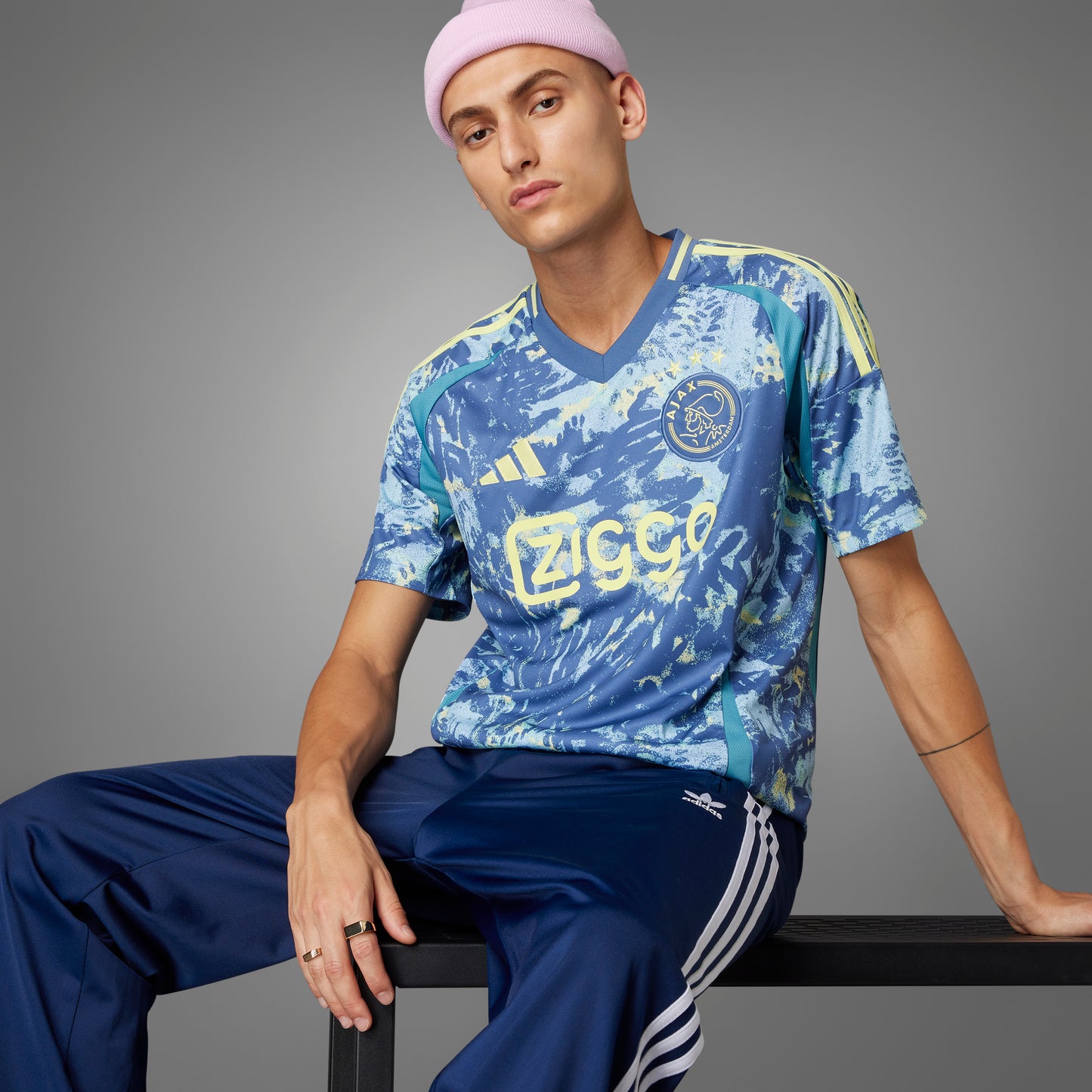 adidas Ajax Amsterdam 24-25 Away Jersey - Crew Blue