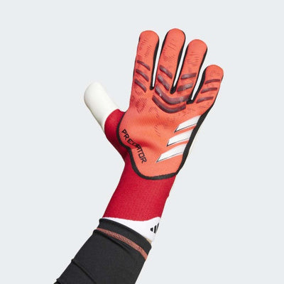 adidas Predator Pro Goalkeeper Gloves — Lucid Red/Black/Pure Ruby