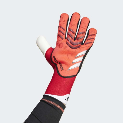 adidas Predator Pro Gloves - Lucid Red / Black / Pure Ruby