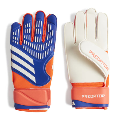 adidas Predator Match Goalkeeper Gloves — Lucid Blue/Solar Red/White