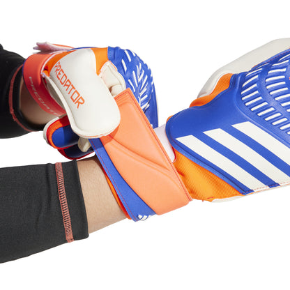 adidas Predator Match Goalkeeper Gloves - Lucid Blue/Solar Red/White