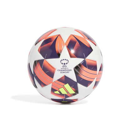 adidas UCL 24-25 Mini ball Group Stage - White / Aurora Black / Turbo / Silver Metallic