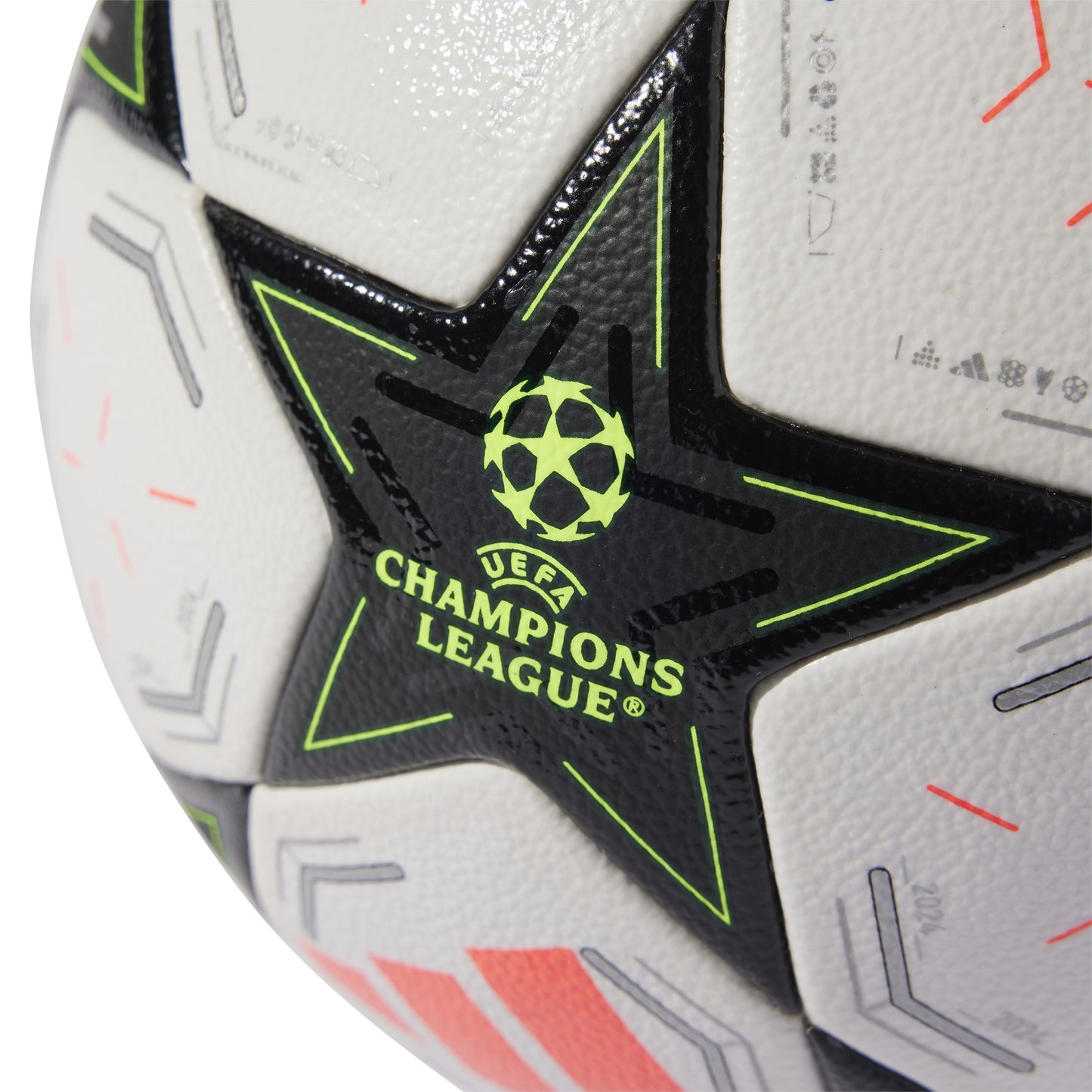 adidas UCL 24-25 Competition ball Group Stage - White / Black / Platinum Metallic / Team Solar Yellow