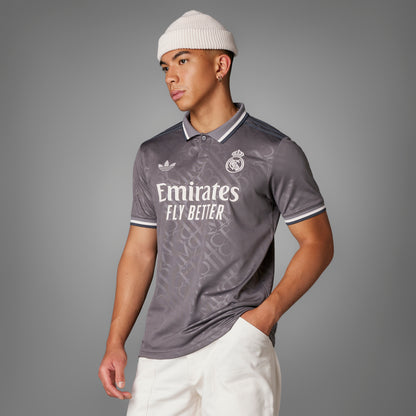 adidas Real Madrid 3rd Jersey 24-25 - Charcoal