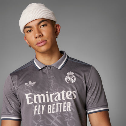 adidas Real Madrid 3rd Jersey 24-25 - Charcoal