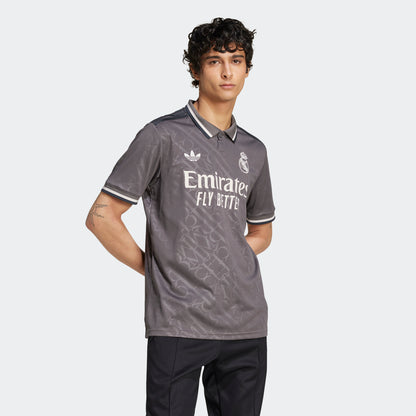 adidas Real Madrid 3rd Jersey 24-25 - Charcoal