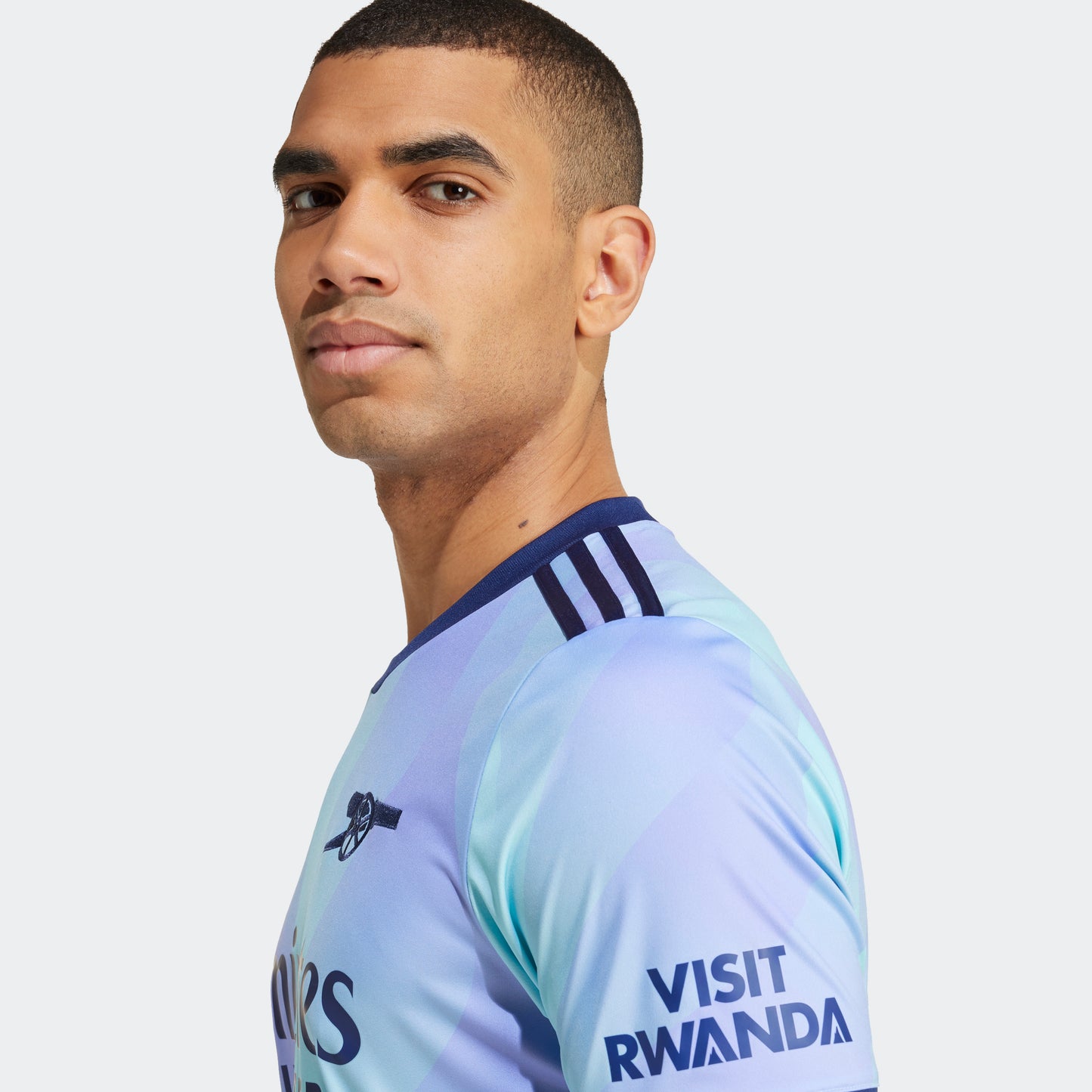 adidas Arsenal FC 24-25 3rd Jersey - Clear Aqua / Light Flash Purple