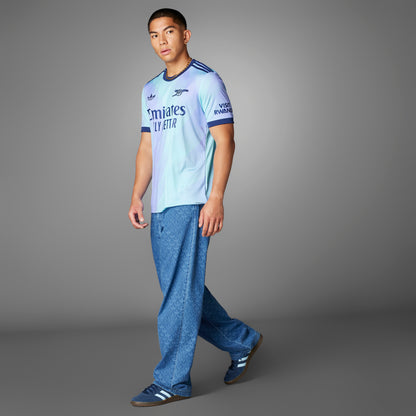 adidas Arsenal FC 24-25 3rd Jersey - Clear Aqua / Light Flash Purple