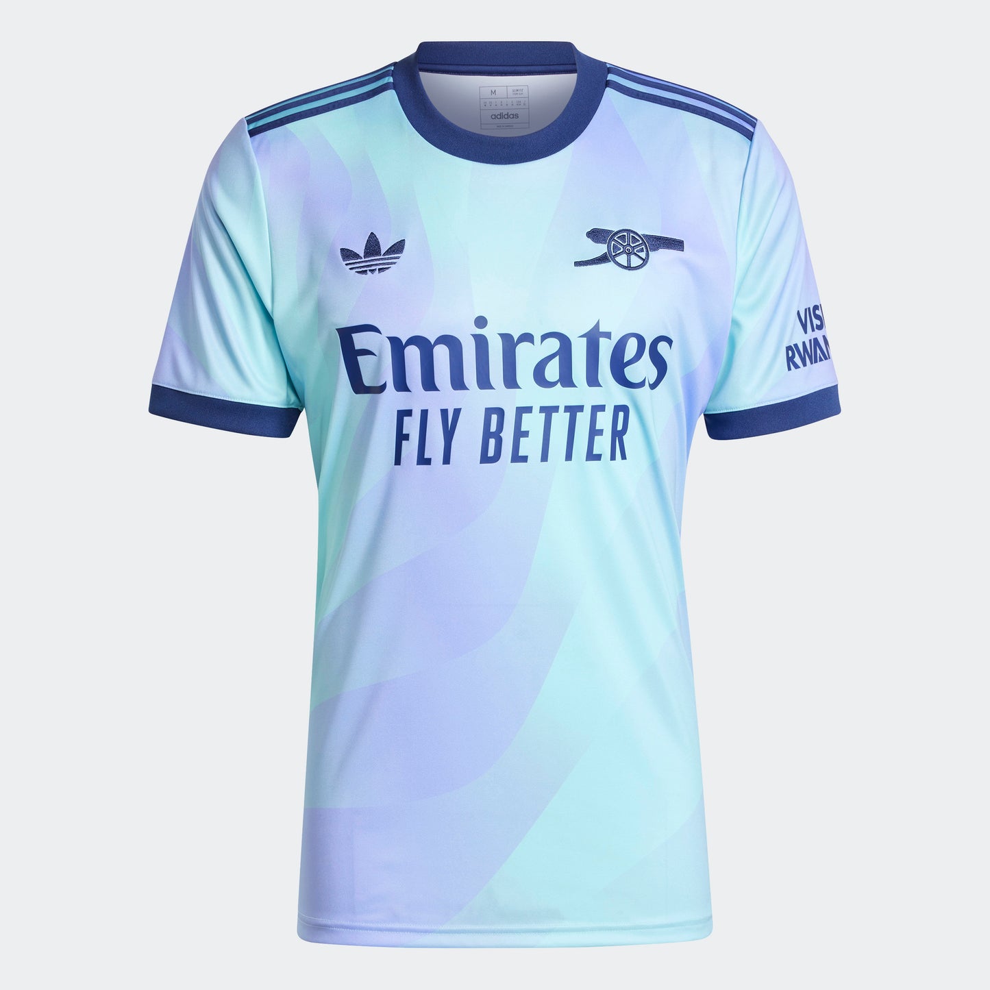 adidas Arsenal FC 24-25 3rd Jersey - Clear Aqua / Light Flash Purple