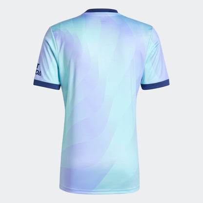 adidas Arsenal FC 24-25 3rd Jersey - Clear Aqua / Light Flash Purple