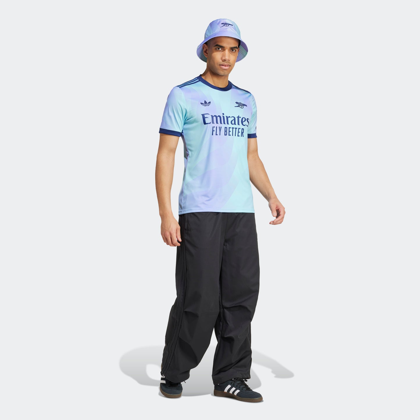 adidas Arsenal FC 24-25 3rd Jersey - Clear Aqua / Light Flash Purple