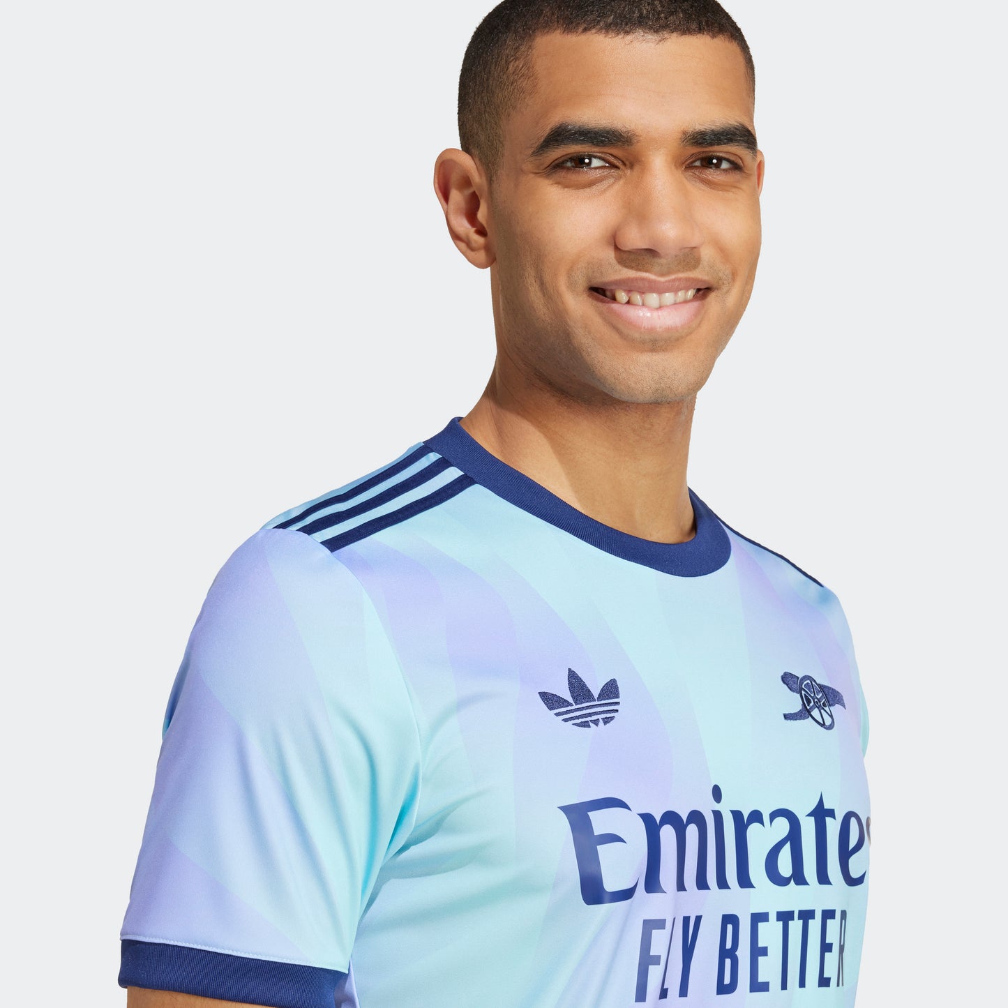 adidas Arsenal FC 24-25 3rd Jersey - Clear Aqua / Light Flash Purple