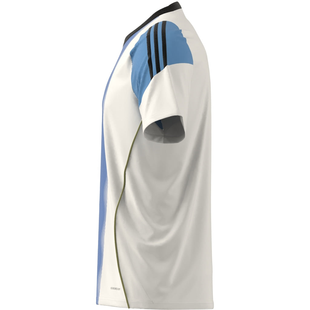 adidas Messi Training Jersey - White/Semi Blue Burst