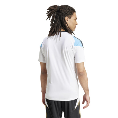 adidas Messi Training Jersey - White/Semi Blue Burst