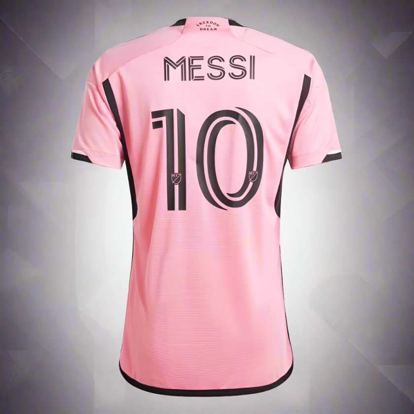 adidas Inter Miami CF 24-25 Home Authentic Jersey Messi - Easy Pink