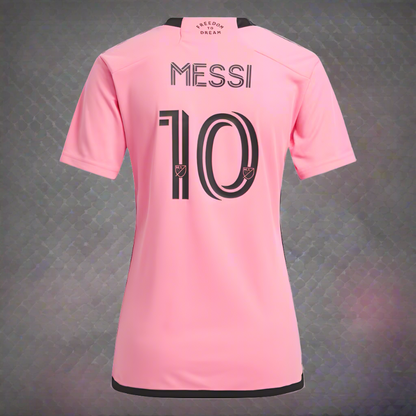 adidas Inter Miami CF 24-25 Home Authentic W Jersey Messi - Easy Pink